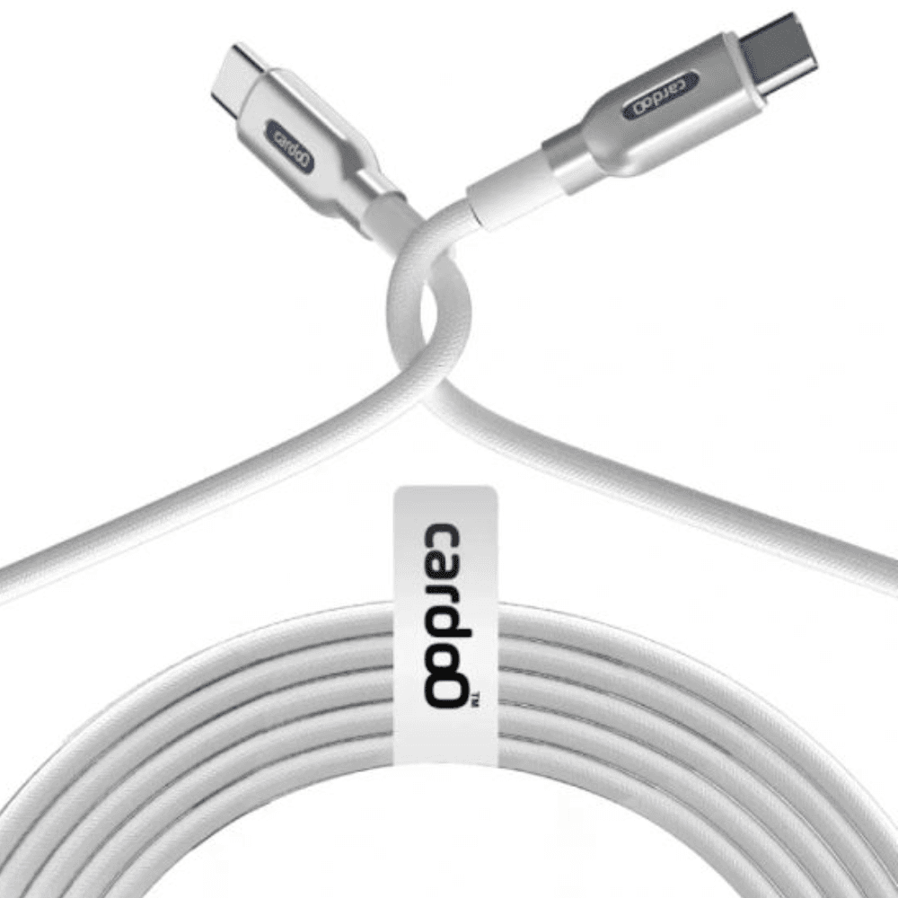 CardoO USB-C to USB-C Data Cable, 1.2 Meter, 100 Watt, CGLCTC01W - White
