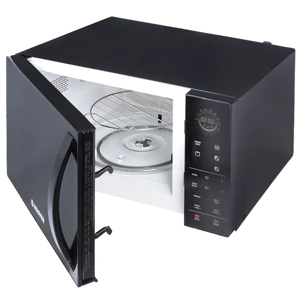 Hoover Microwave With Grill, 25 Liter, 900 Watt - Black, HMG25STB-EGY