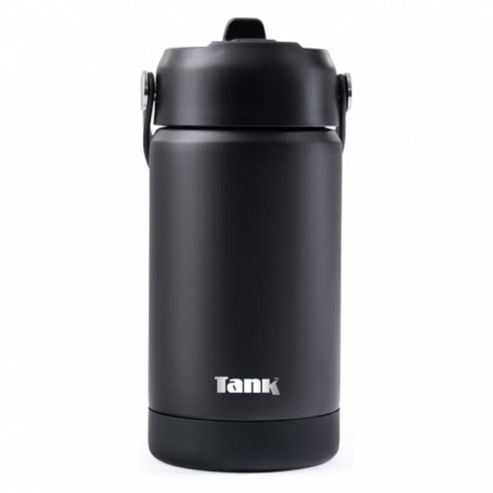 تانك موف زجاجة 350 مل، معزولة، ستانلس ستيل - أسود