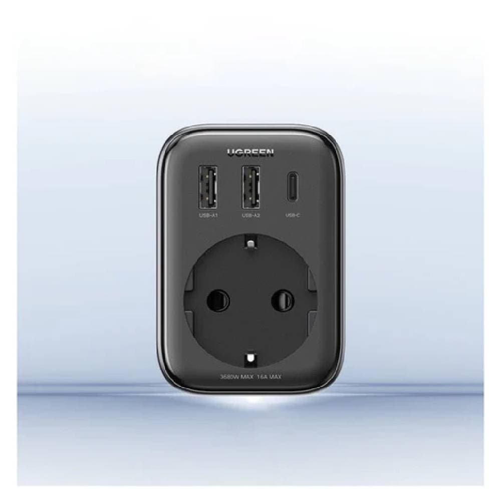 UGREEN 30W 4-in-1 Outlet Extender - Black