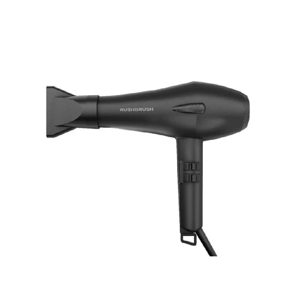 Rush Brush D3 Turbo Dryer, 3 Heat & 2 Speed-Black