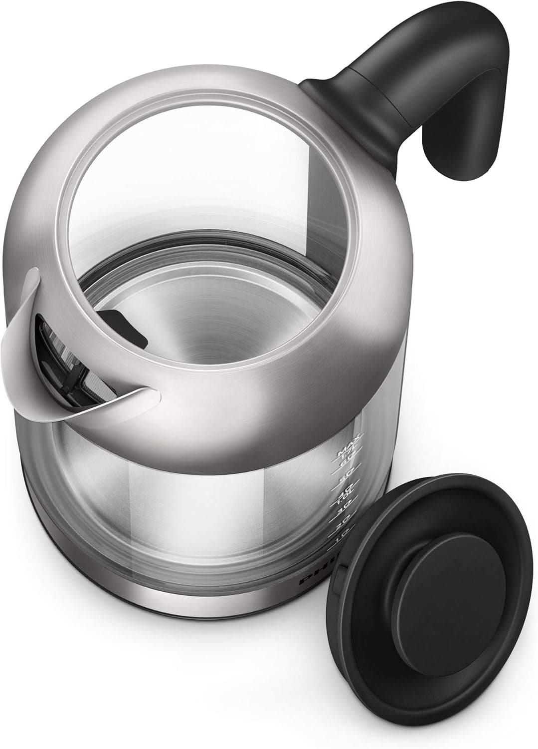 Philips Glass Electric Kettle, 2200W, 1.7L - Silver, HD9339
