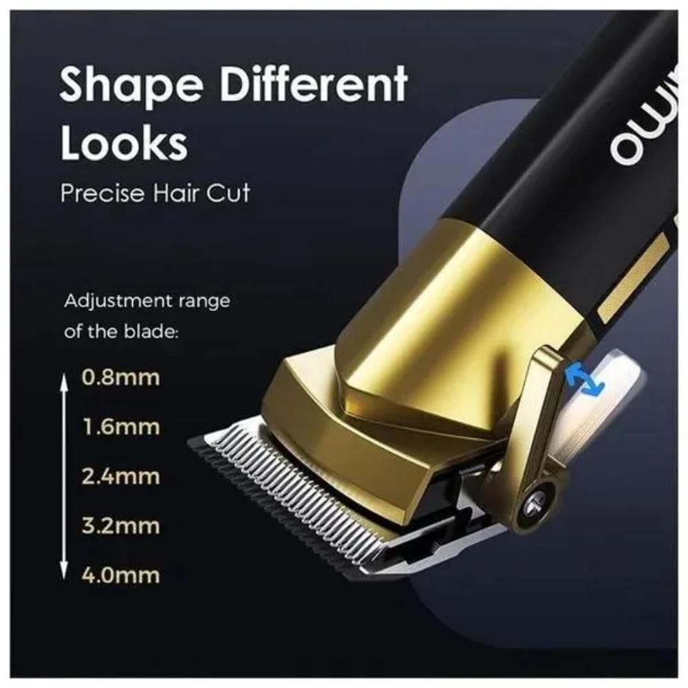 Oraimo Smart Clipper 2 Prestige Digital Rechargeable Hair Clipper, Black Gold - OPC-CL33N
