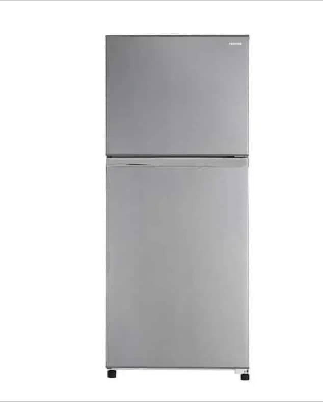 Toshiba GR-EF33-T-SL No Frost Refrigerator, 304 Liter, 2 Doors - Silver