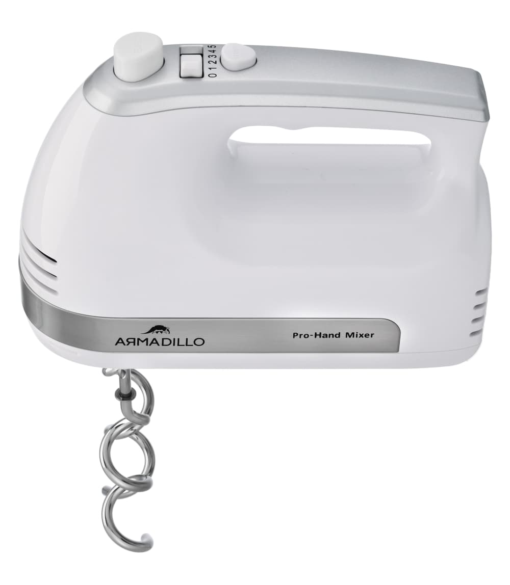 Armadillo Hand Mixer, 500 Watt, White - ARM-SDA-HMIX-WH-007