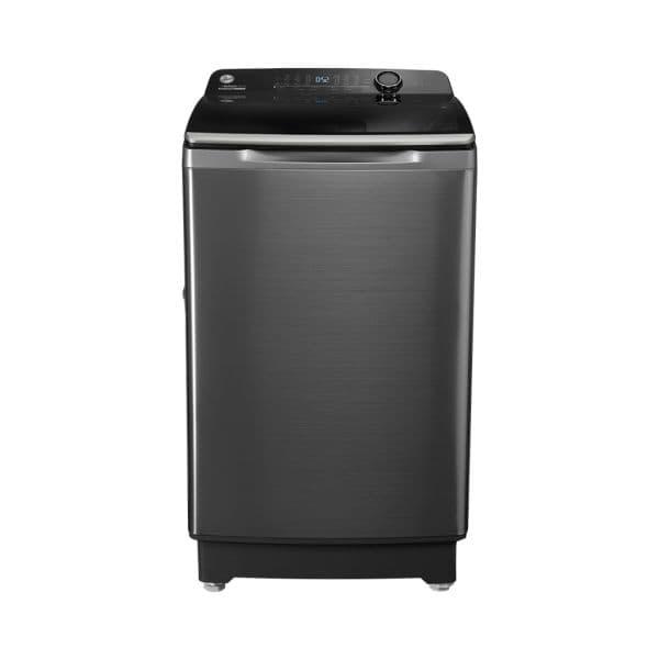 غسالة ملابس هوفر، 14 كجم، بطلمبة - فضى، HWH-TLN14DSL