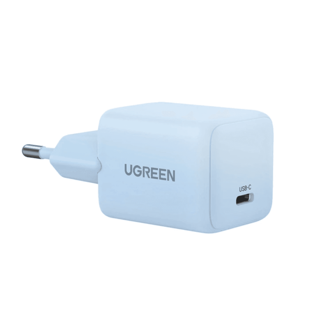 Ugreen Charger home Adapetr 20W USB-C Fast Charger GAN X512 - Blue