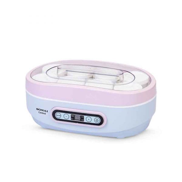 صانع الزبادي سوناي، 8 اكواب، 20 وات - ازرق فاتح بينك، MAR1070