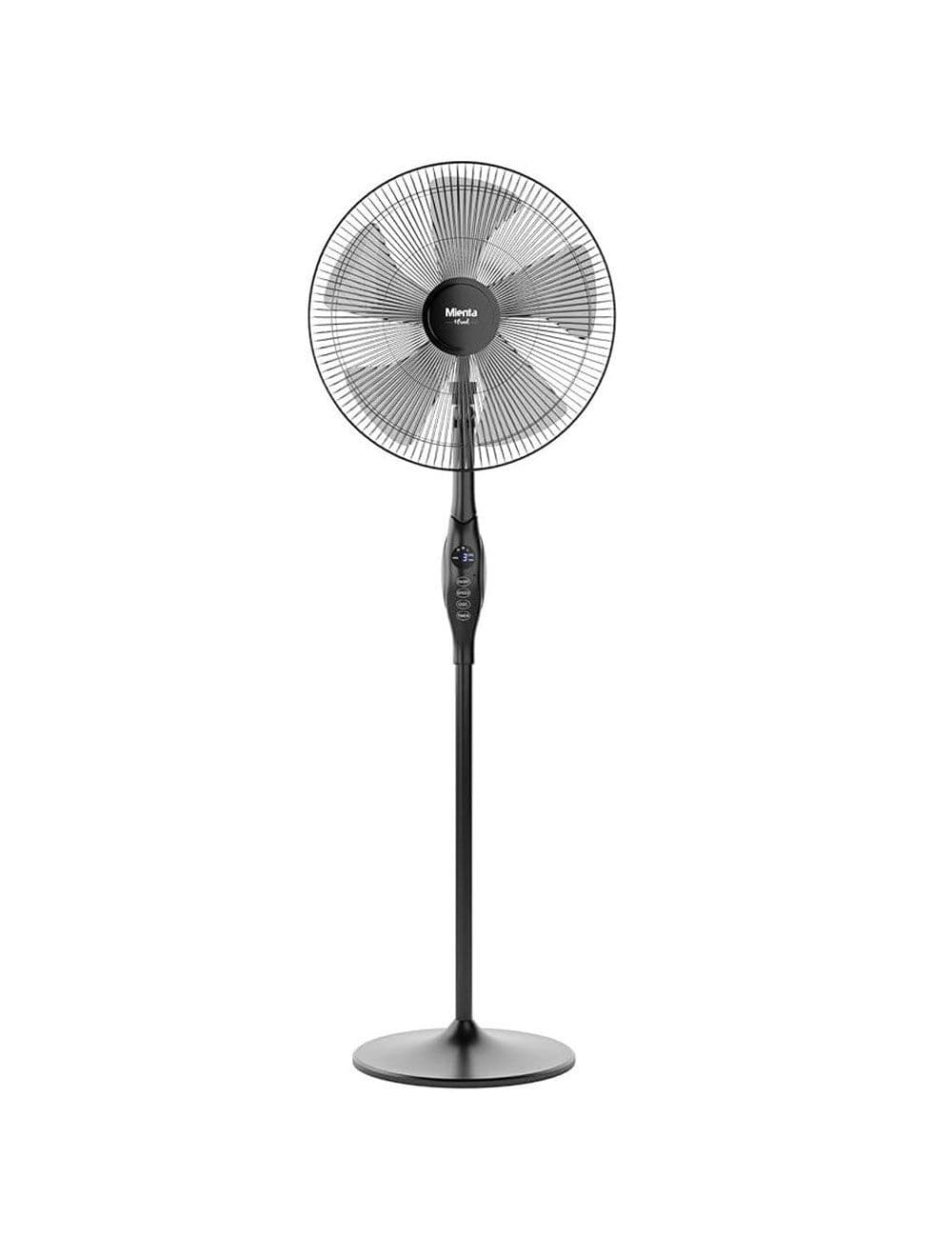 Mienta Fan 18 Inch Stand with Remote - Black - SF351038A