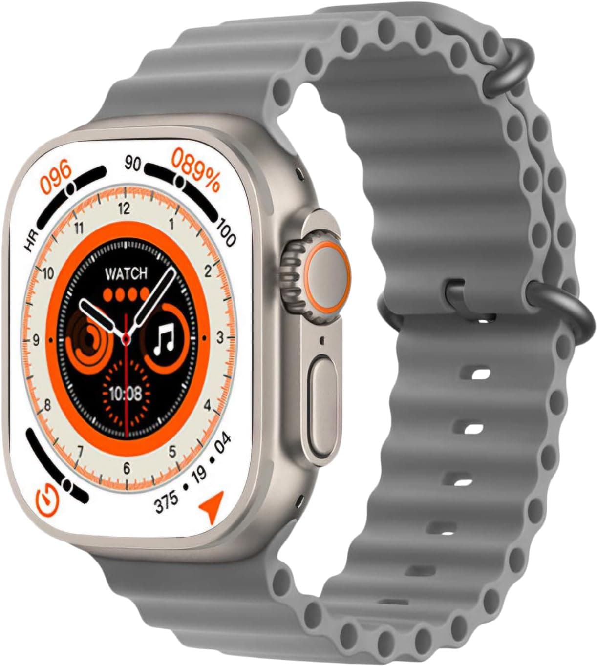 T900 Ultra Smart Watch, 2.09 Inch - Grey