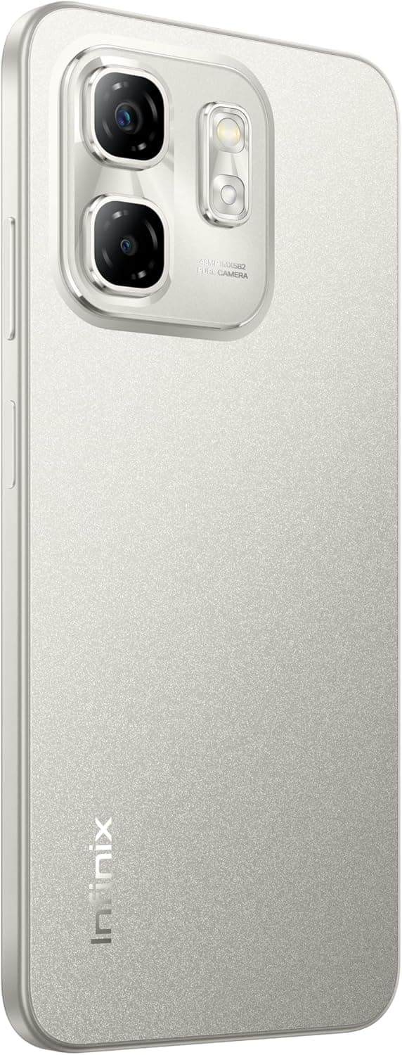 Infinix Hot 50i Dual SIM, 128GB, 6GB RAM, 4G LTE - Titanium Grey (Local Warranty)