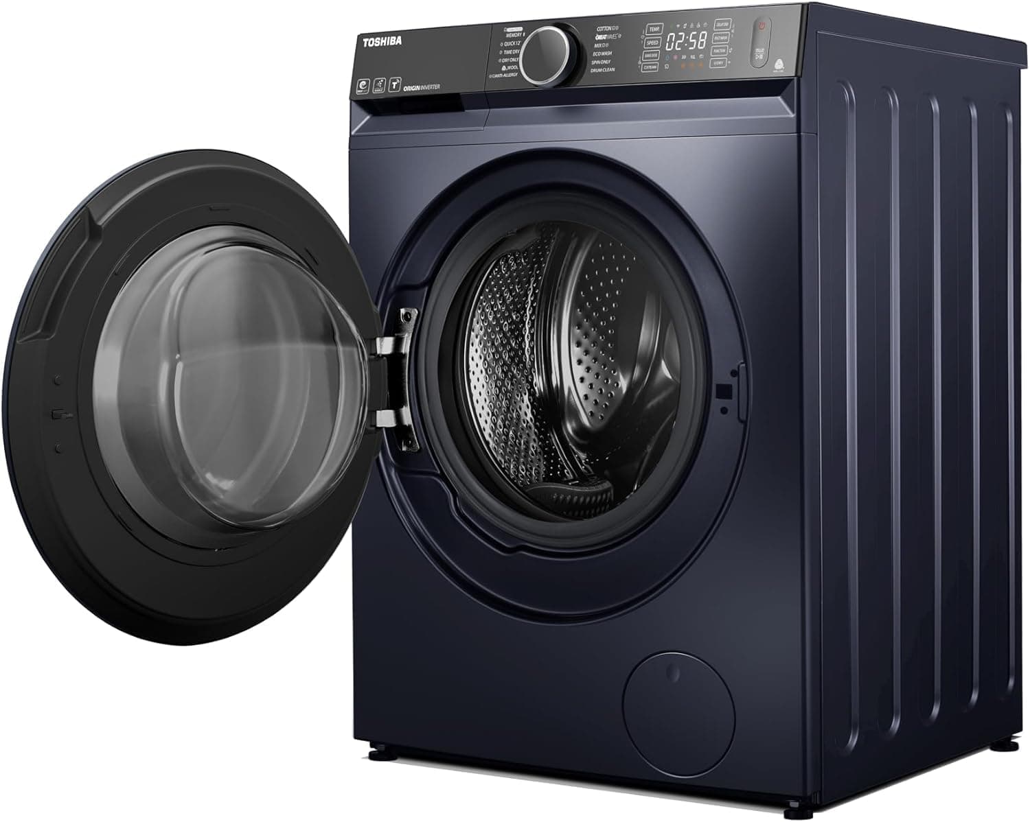 Toshiba Washing Machine, Full Automatic, 10.5 kg, 7 kg Dryer, Inverter, Wi-Fi, TWD-BM115GF4EG(MK) - Grey