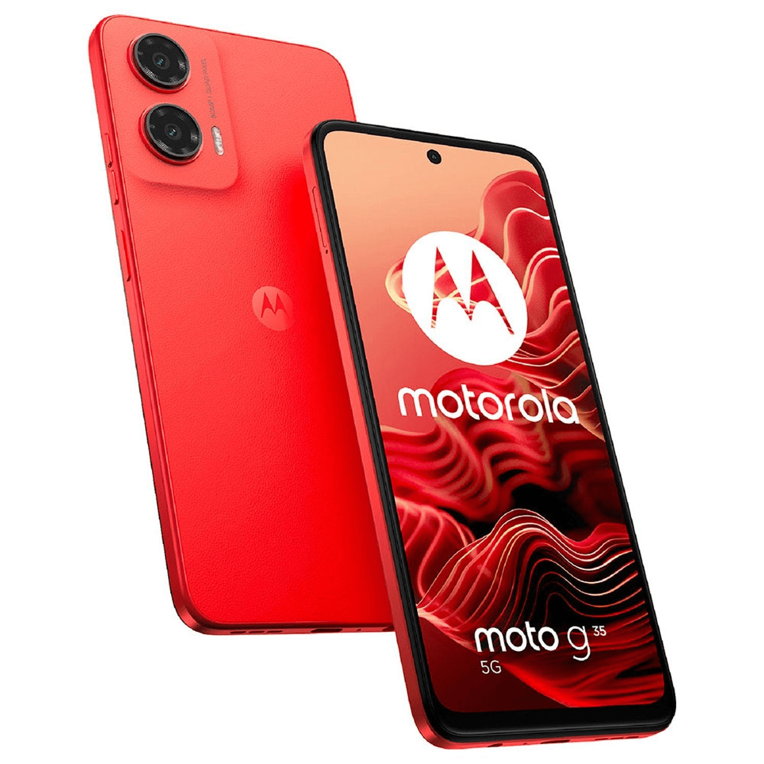 Motorola Moto G35 Dual SIM, 256GB, 8GB RAM, 5G - Guava Red