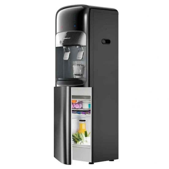 Koldair Water Dispenser Classic, With Fridge, Hot & Cold - Black, AF2.1