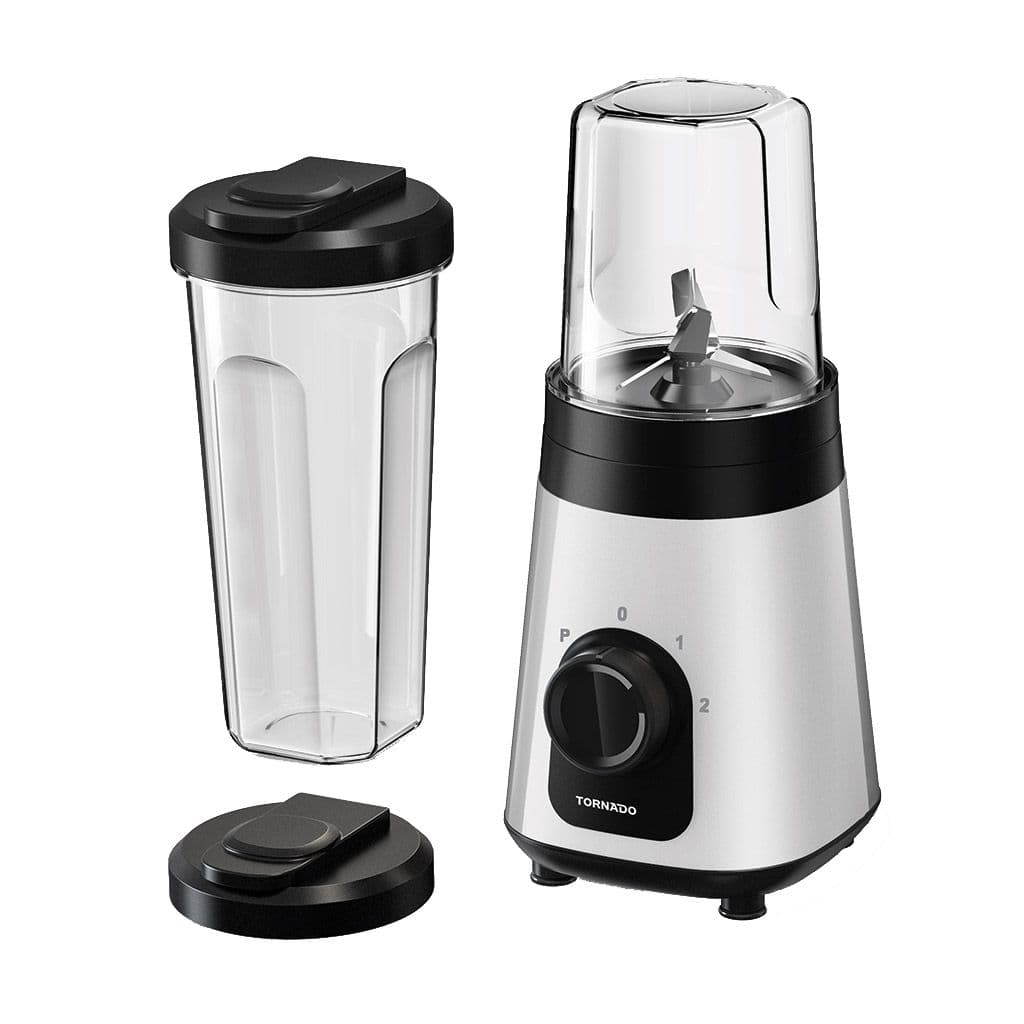 TORNADO Personal Blender 320 Watt 0.60 Liter Extra 0.3 Liter Jar White PB-320T