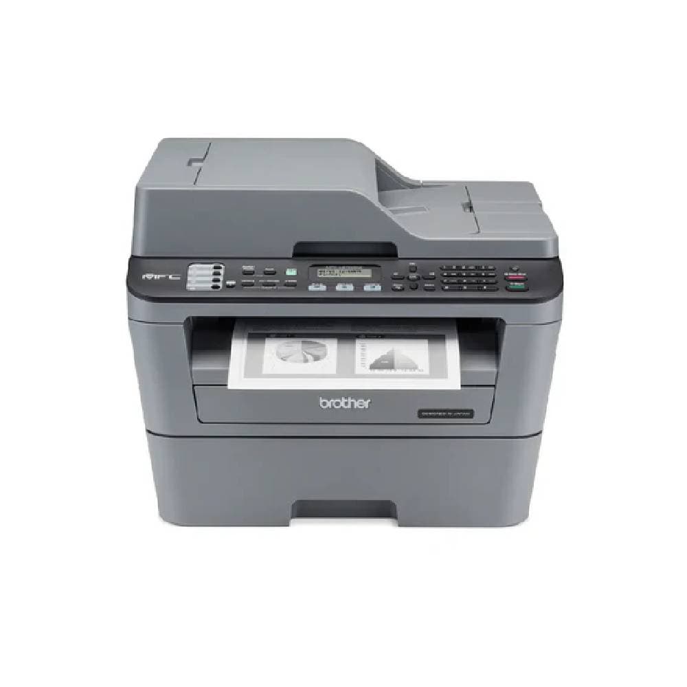 طابعة ليزر لاسلكية 5 في 1 برازر، MFC-L2700DW - رمادية