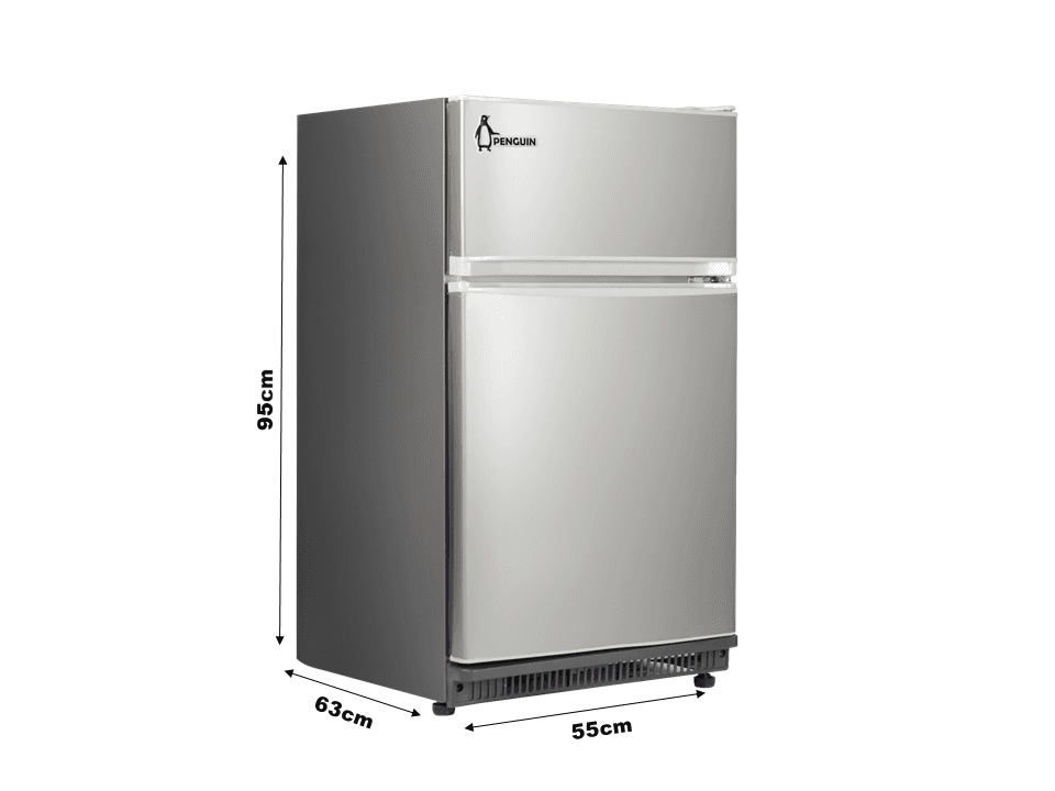 Penguin Mini Bar Refrigerator, Defrost, 150 Liters, Inverter - Silver, FG200
