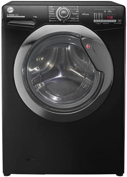 غسالة ملابس فل أوتوماتيك هوفر، 7 كيلو جرام - اسود، H3WS173DC3B-ELA