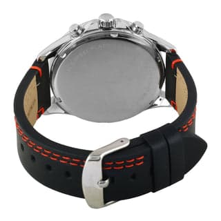 Daniel Klein Analog Watch for Men, Leather Strap - Black, DK.1.13278-1