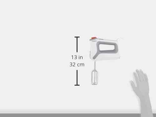 TORNADO Hand Mixer with Chopper, 400 Watt, White - THM-400SS