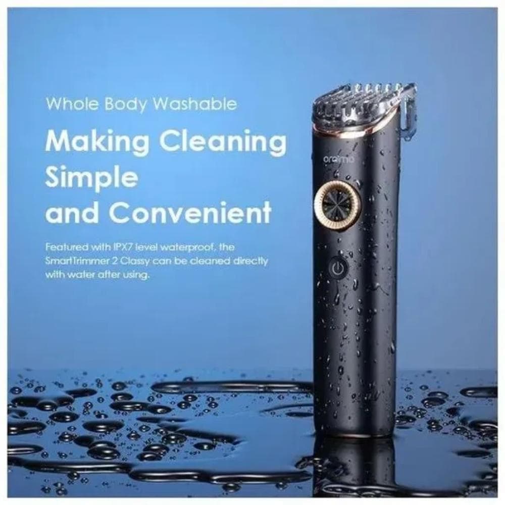Oraimo SmartTrimmer 2 Classy Adjustable Trimmer, IPX7, OTR-221 - Black