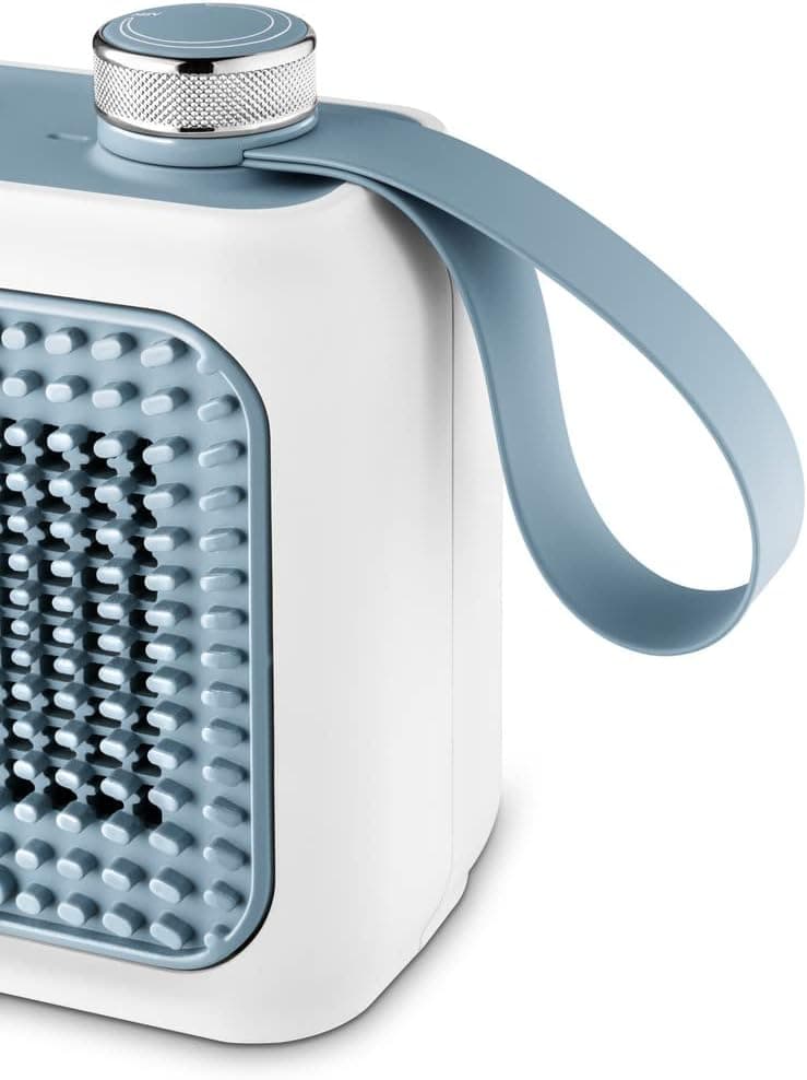 Delonghi Electric Fan Heater, 360 Watt - Light Blue, HFX10B03.LB