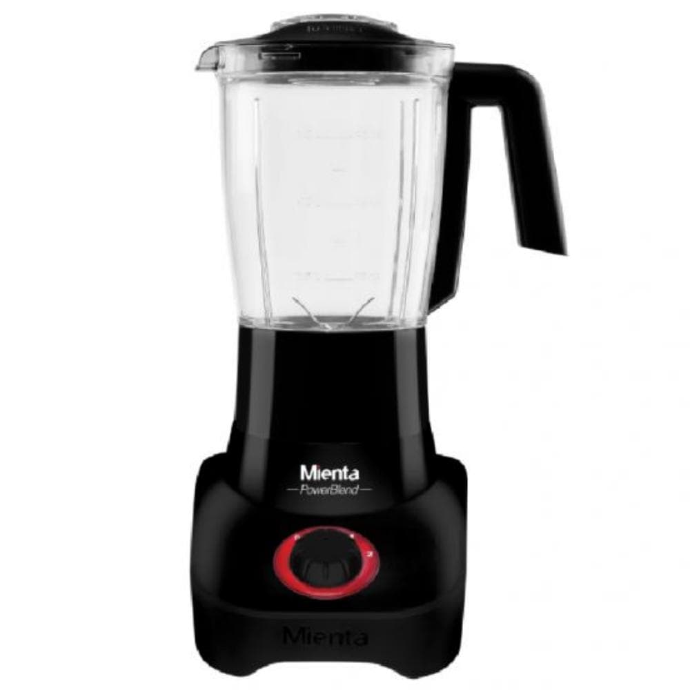 Mienta Power Blend Blender, 1.75L, 800W, BL1271G - Black with Free Gift