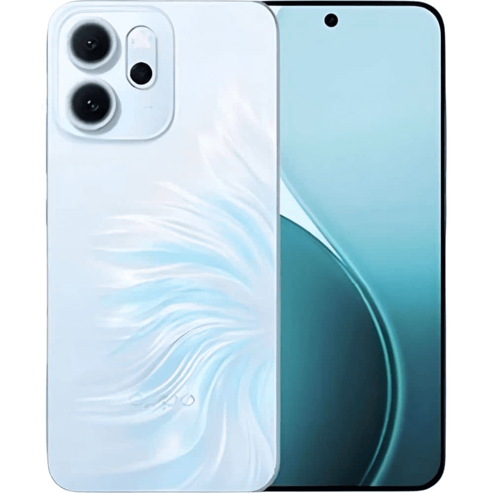 OPPO Reno14 F Dual SIM, 256GB, 12GB RAM, 5G - Opal Blue