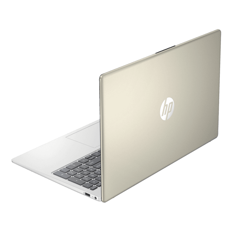 HP 15-fd0343nia Laptop, i7-1355U Processor, 8GB RAM, 512GB SSD, Intel® Iris® Xᵉ Graphics, 15.6" FHD Display, DOS - Gold Silver