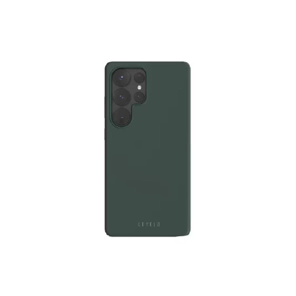 Levelo Case For Samsung S25 Ultra Iris Liquid Silicone-Green