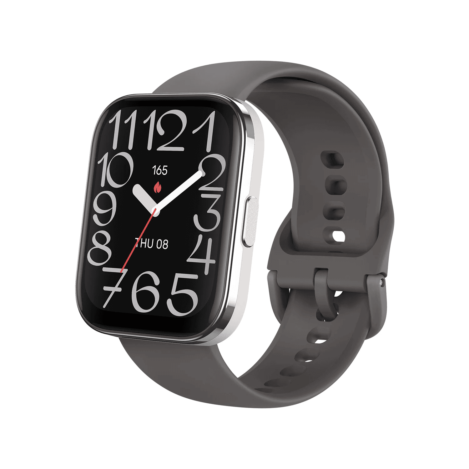 امازفيت Bip 5 Unity ساعة ذكية ، شاشة 1.91 بوصة ، اسود