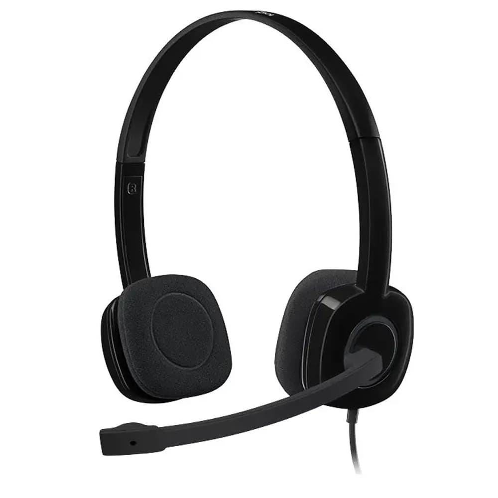 Logitech Stereo Headset H151 – EMEA - One Plug - Black