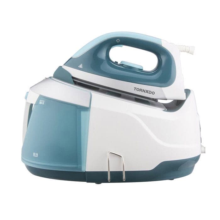 Tornado Digital Steam Iron with Non-Stick Ceramic Base 2400W - Turquoise x White - TSS-2400D
