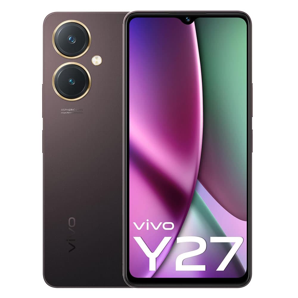 Vivo Y27 - 6GB RAM - 128GB - Burgundy Black