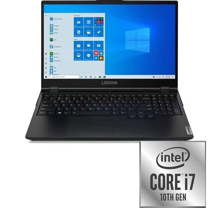 Lenovo Legion5 15IMH05H - Intel® Core™I7-10750H - 16GB - 1TB+512 GBSSD - NVIDIA® GeForce® GTX1650 4GB - 15.6" FHD - Win 10 - Black