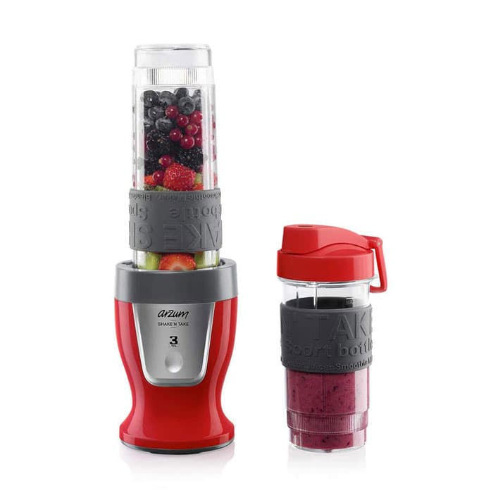 أرزوم خلاط كهربائي شخصي 300 وات Shake'N Take - أحمر - موديل AR1032 / 58339