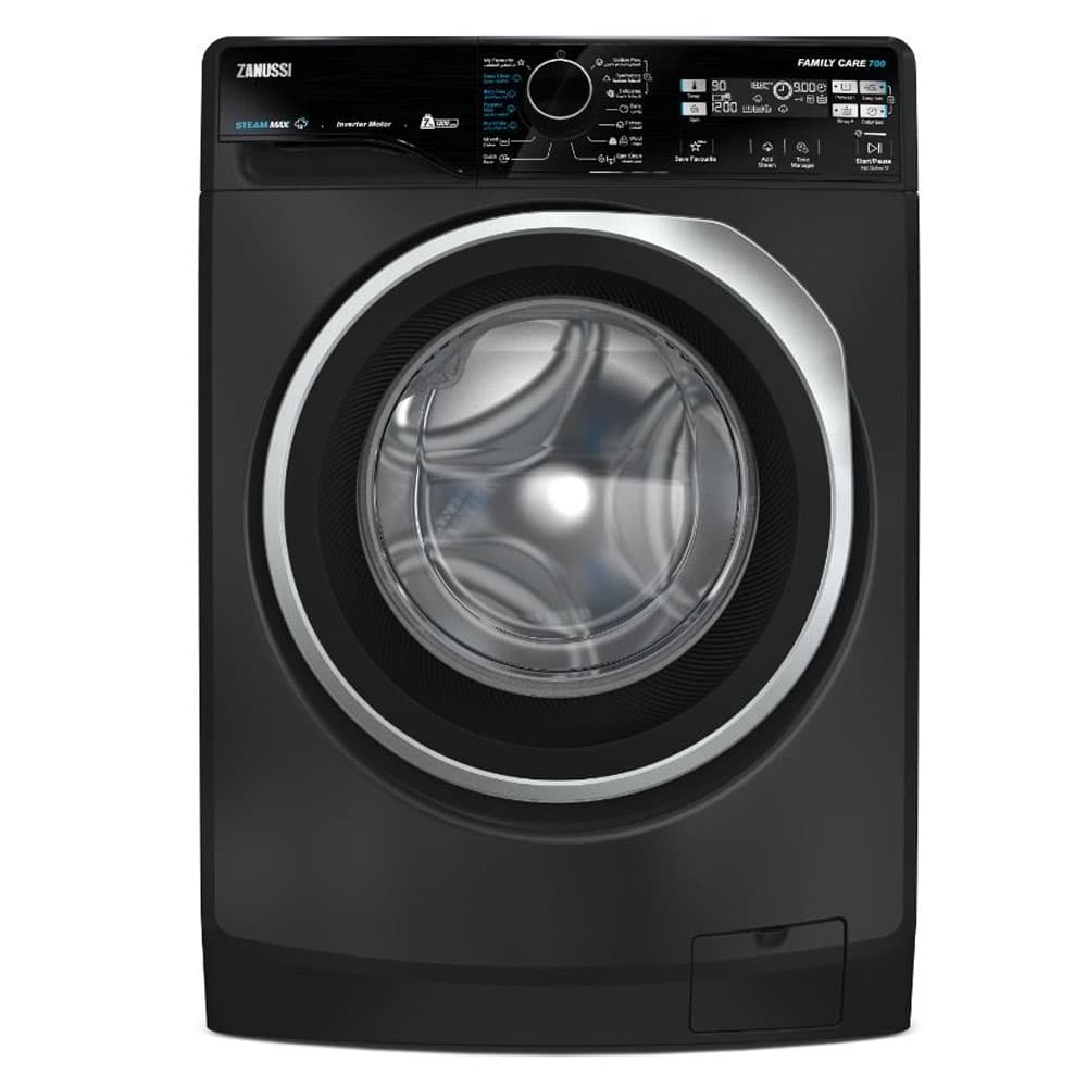 زانوسي غسالة ملابس 7 كيلو- 1200 لفة في الدقيقة اوتوماتيك - موتور انفرتر - متعدد البرامج - بمغناطيس - اسود - ZWf7221ds7 - 9457