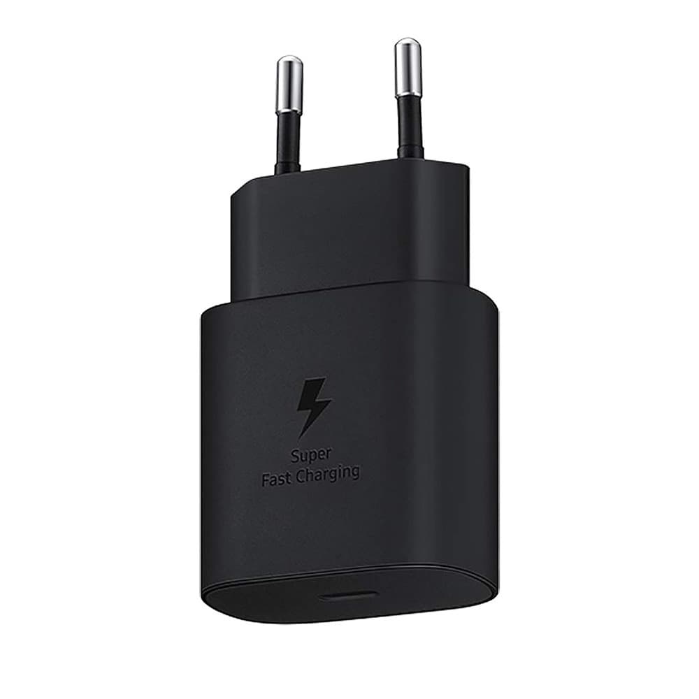 سامسونج شاحن حائط بقوة 25 وات يو أس بي سي موديل EP-TA800NBEGWW - أسود