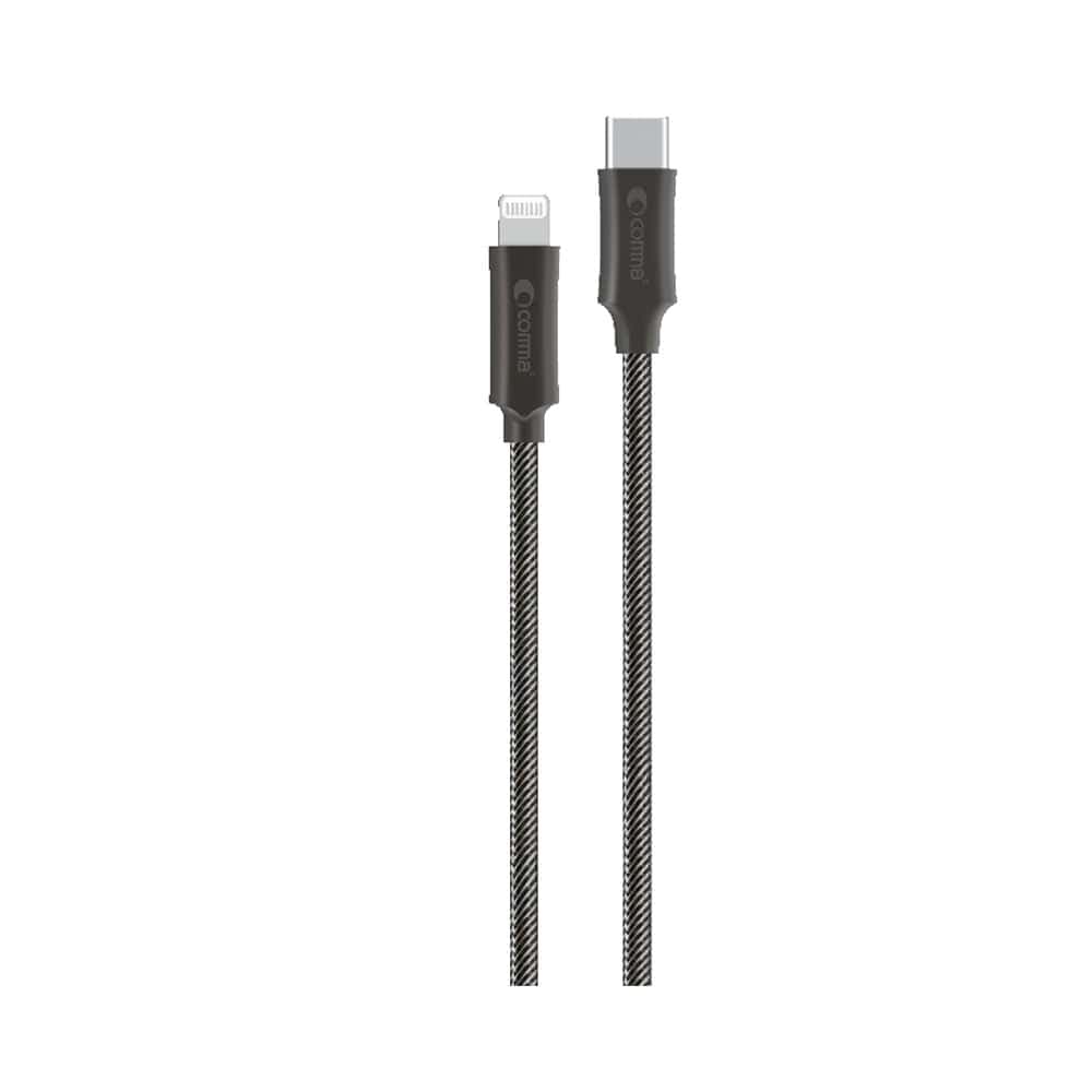 Comma كابل Jub Series Mfi Certified 5V 2.4A طوله 1.5 متر - أسود