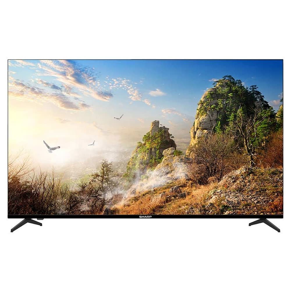 شارب تليفزيون 65 بوصة 4K UHD سمارت Google TV - بدون اطار - اسود - 4T-C65FJ16EX