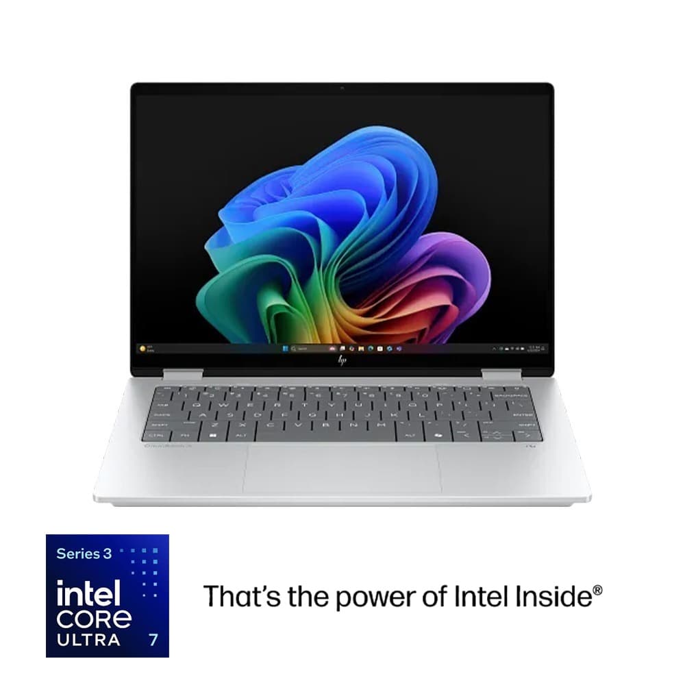 اتش بى OmniBook X 14-ka0000ne لاب توب - انتل® كور™ الترا 7-356H - رامات 16 جيجا بايت - هارد ديسك 1 تيرا بايت SSD - جرافيك Intel® Graphics - شاشة 14" 3