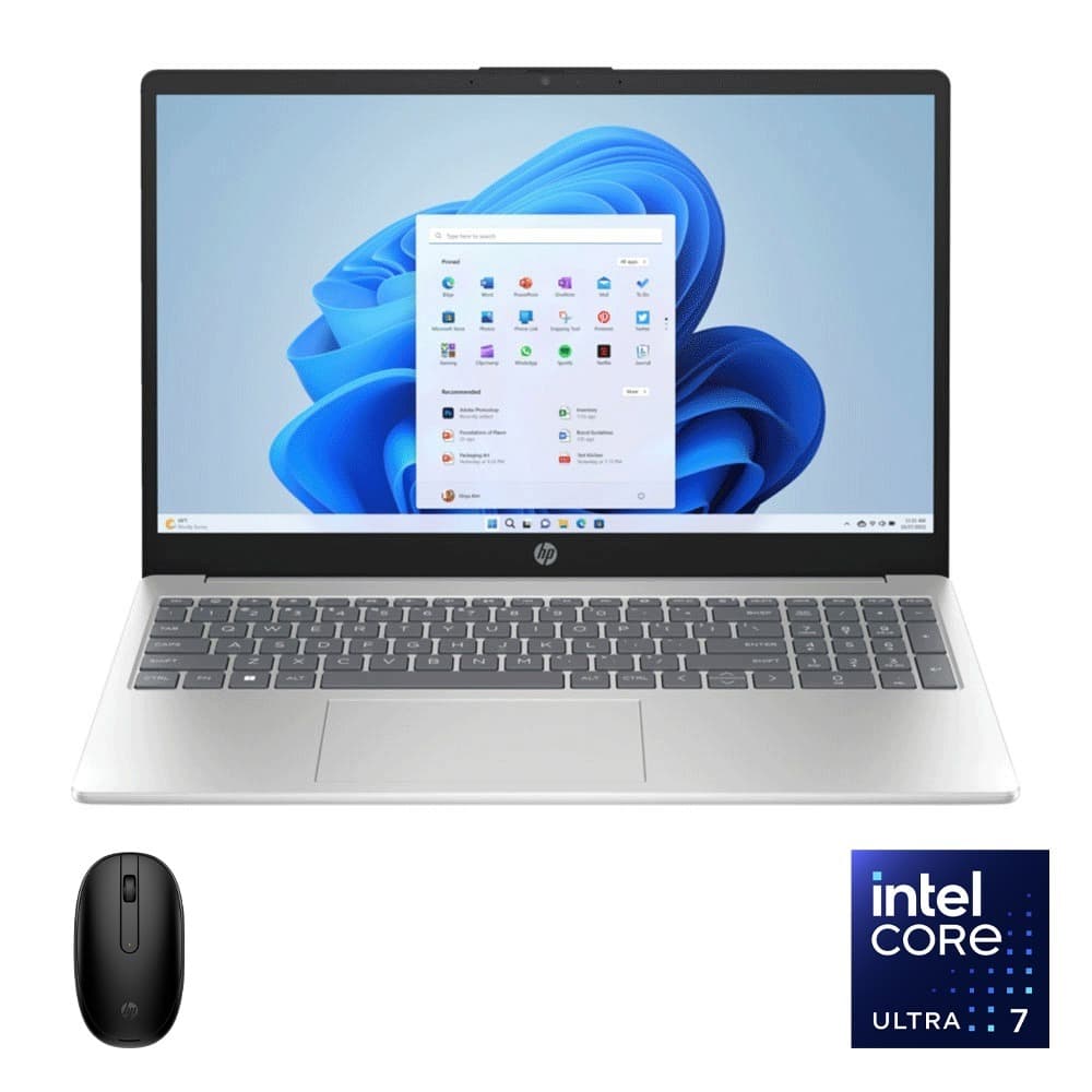 اتش بي 15-fd2001ne لاب توب - انتل® كور® الترا 7-255U - رامات 16 جيجا بايت - هارد ديسك 1 تيرا بايت SSD - جرافيك Intel® Graphics - شاشه 15.6 FHD - ويندوز 11 - فضي