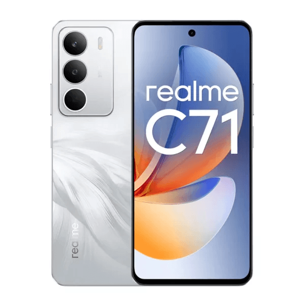 ريلمي C71 ثنائي الشريحة، 128 جيجابايت، 6 جيجابايت رام، 4G - ابيض