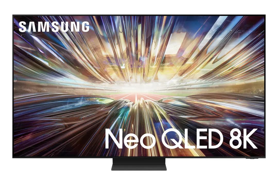 تلفزيون سمارت سامسونج ، مقاس 85 بوصة ، Neo QLED ، دقة 8K UHD ، ببريسفر داخلي - اسود