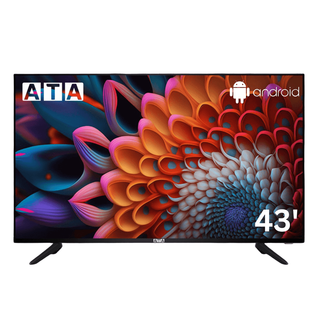 تلفزيون سمارت ايه تي ايه, 43 بوصة, ال اي دي, فل اتش دي - اسود