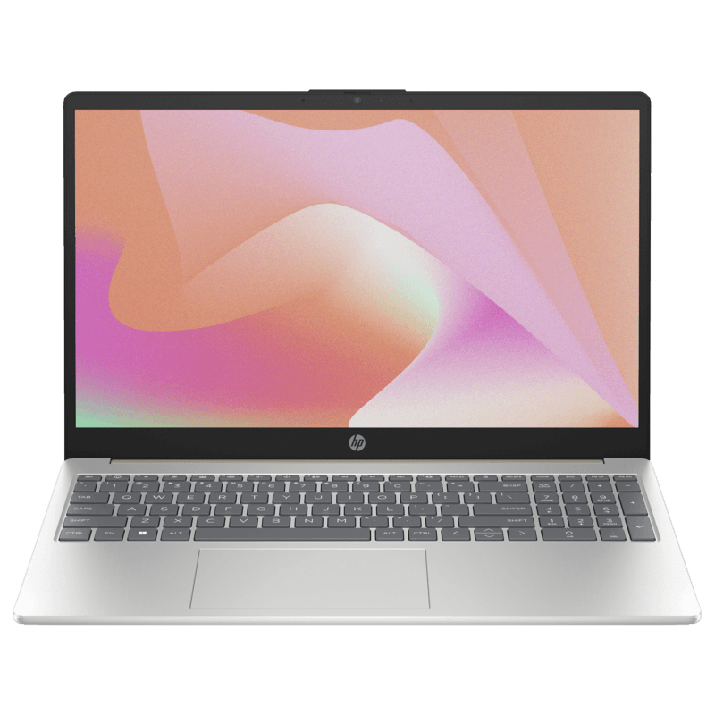 product-HP 15-fd0343nia Laptop, i7-1355U Processor, 8GB RAM, 512GB SSD, Intel® Iris® Xᵉ Graphics, 15.6" FHD Display, DOS - Gold Silver