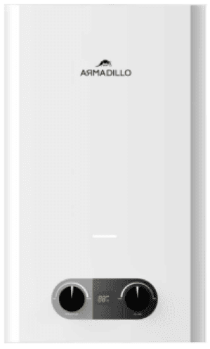 سخان غاز أرماديلو، سعة 6 لتر - أبيض، ARM-HA-GAS-H-WH-0006