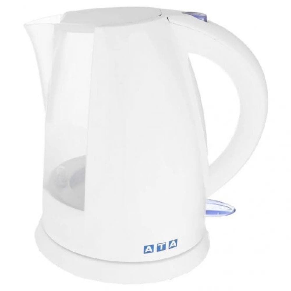 غلاية كهربائية بلاستيكية ايه تى ايه، سعة 1.8 لتر، 2200 واط، AS0006 - أبيض
