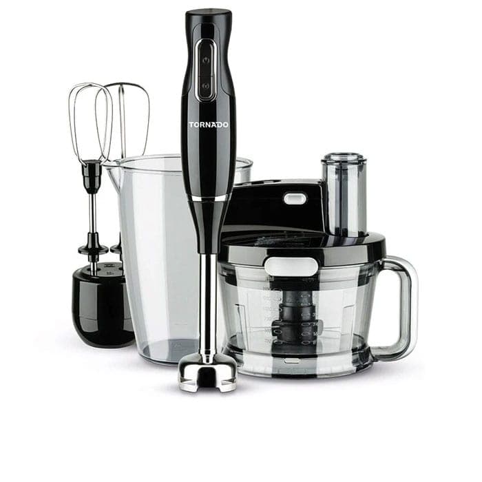 تورنيدو خلاط يدوي 1000 وات مزود بسكينة استانلس ستيل و سرعة تربو - موديل THB-1000MK